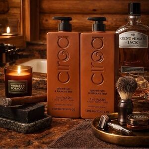 Spiced Rum & Tobacco Leaf 3-in-1 Wash- Large size